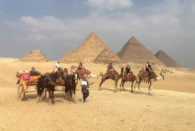 Giza Pyramids Memphis City and Sakkara Pyramid Day tour without Tour Guide